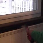Seal around windows to prevent cold drafts