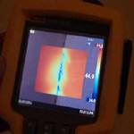 Infrared Camera Shows Heat Loss