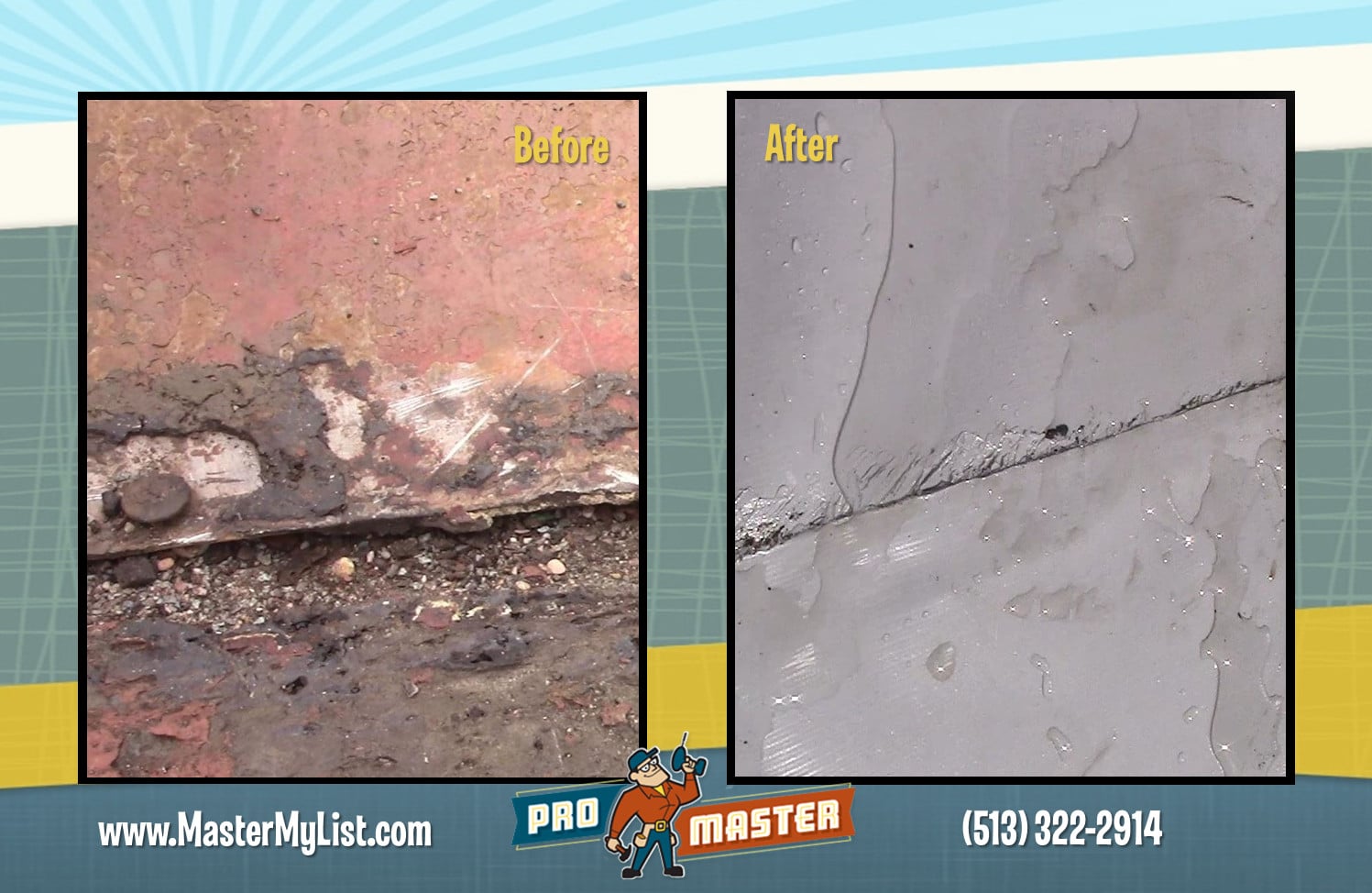 Box Gutter Lining Before/After ProMaster Home Repair & Handyman