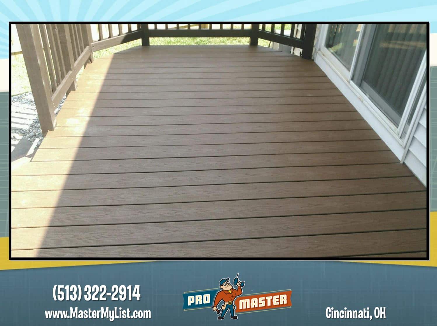 deck build full remodel install replace refinish outdoor improvement carpentry home repair and handyman services in cincinnati OH