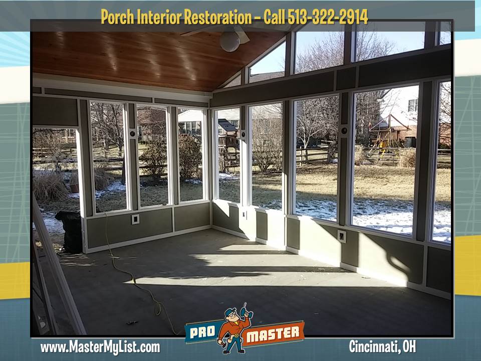 porch-interior-restoration-promaster-cincinnati-ohio