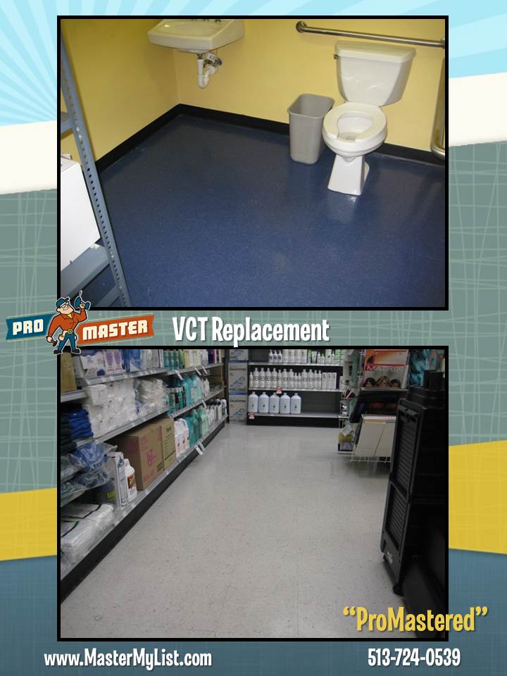 Replaced VCT tile