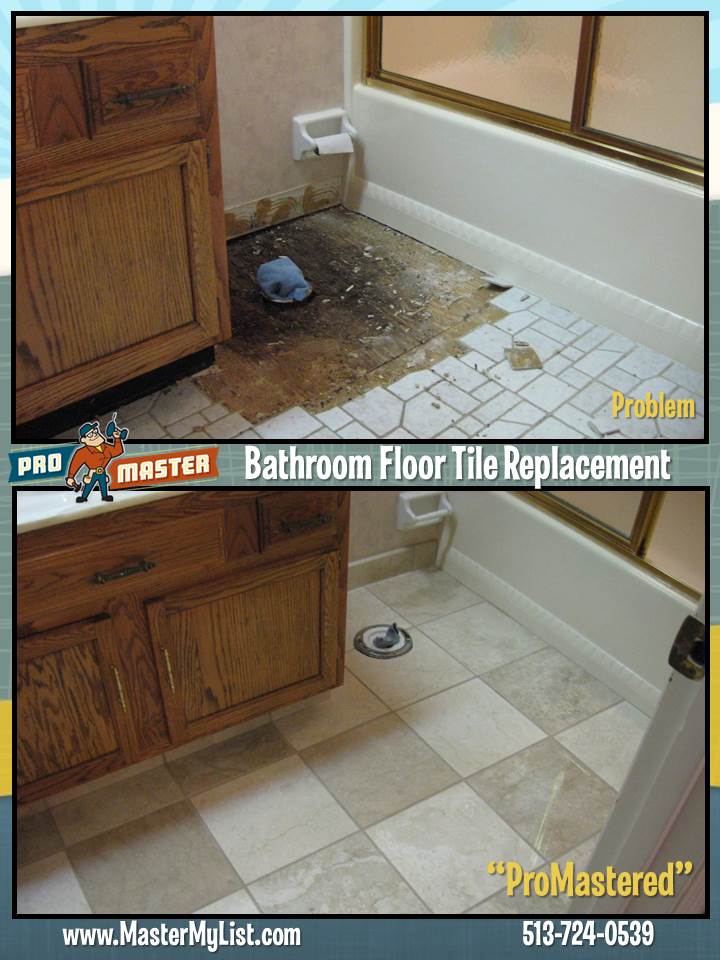 Repair Bathroom Tile Floor