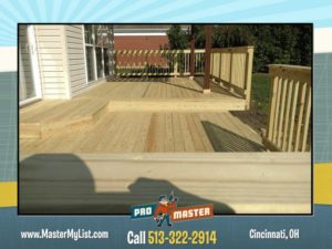 custom deck build carpentry outdoor improvement home repair and handyman services in cincinnati OH