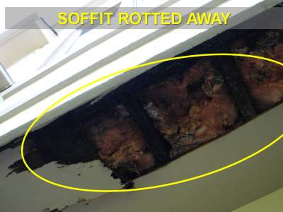 Soffit Rotted Away