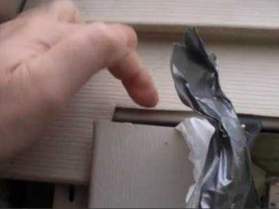 siding defect caused wood rot outdoor vinyl improvement home repair and handyman services in cincinnati OH