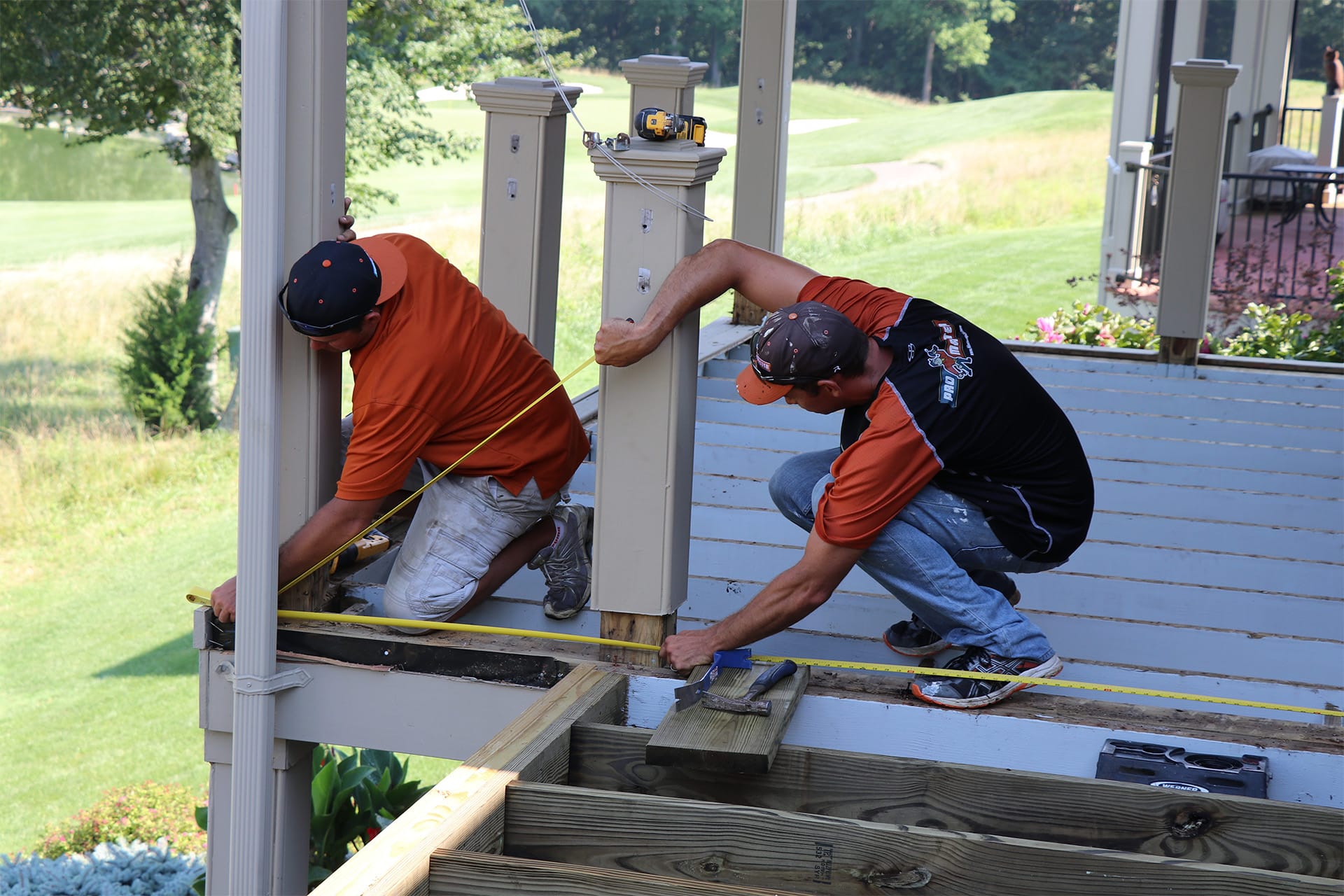 custom deck carpentry rebuild outdoor home repair and handyman services in cincinnati OH
