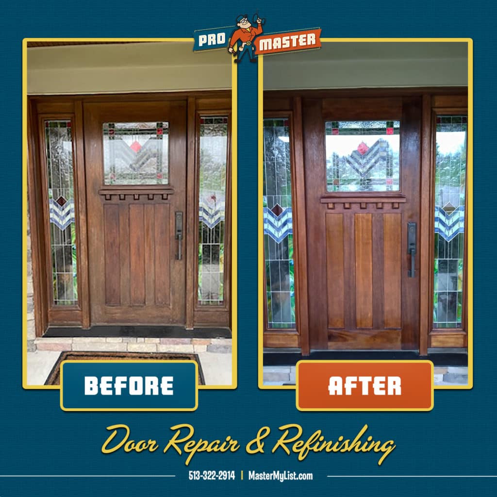 Refinished Door in Cincinnati OH