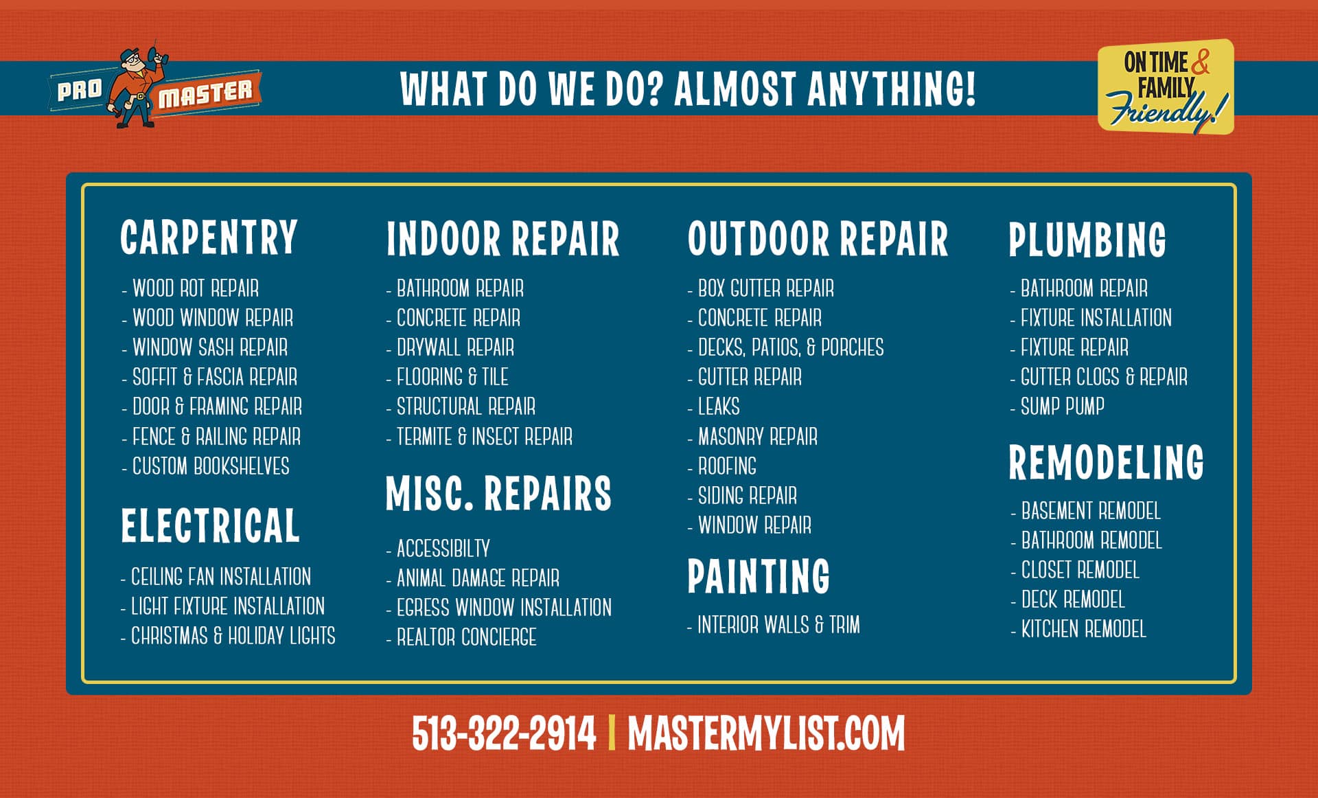 ProMaster Home Repair Services