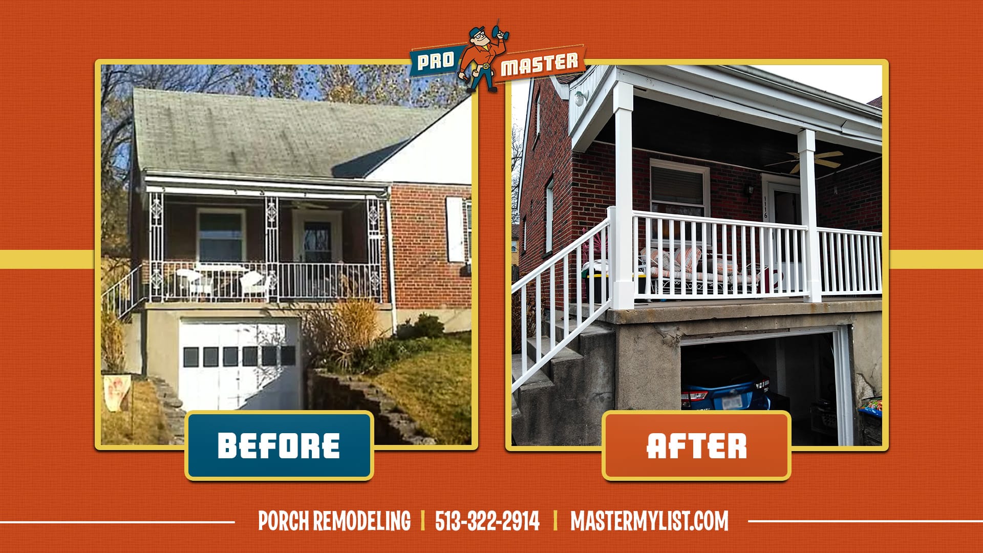 Porch Remodel and Repair Cincinnati OH