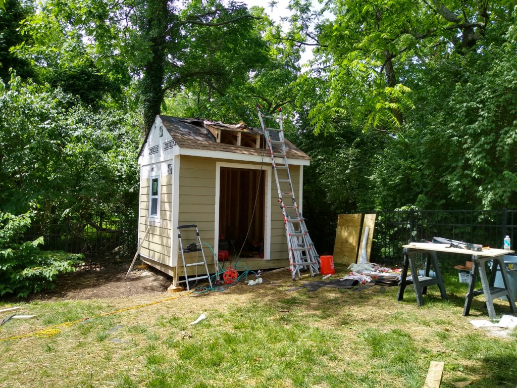 Custom Built Shed During - ProMaster Cincinnati OH