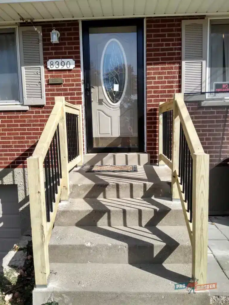 Porch railing repair