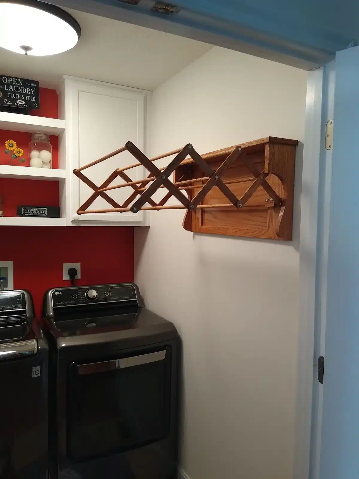 Custom shelf installation